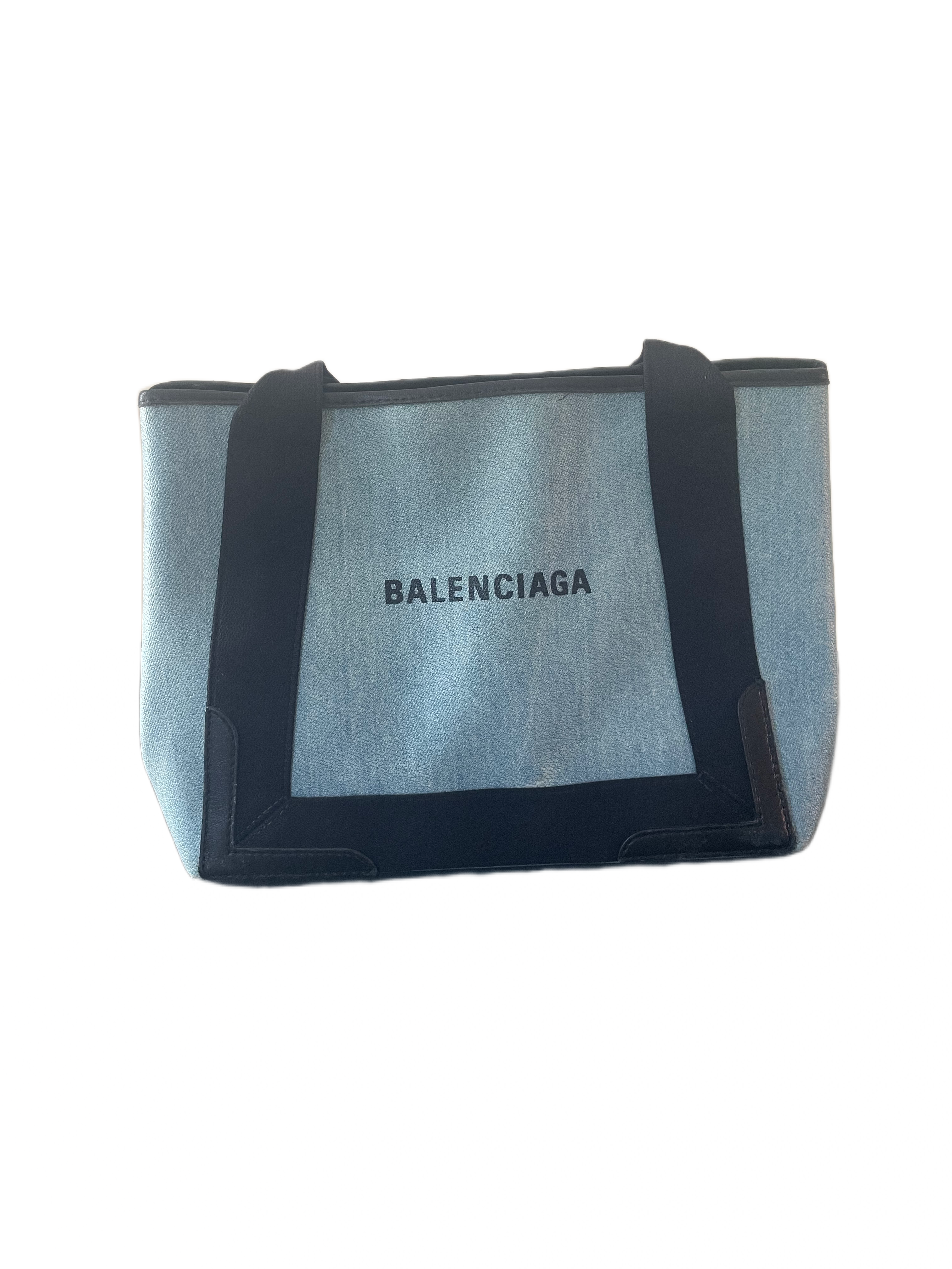 Balenciaga Navy Cabas