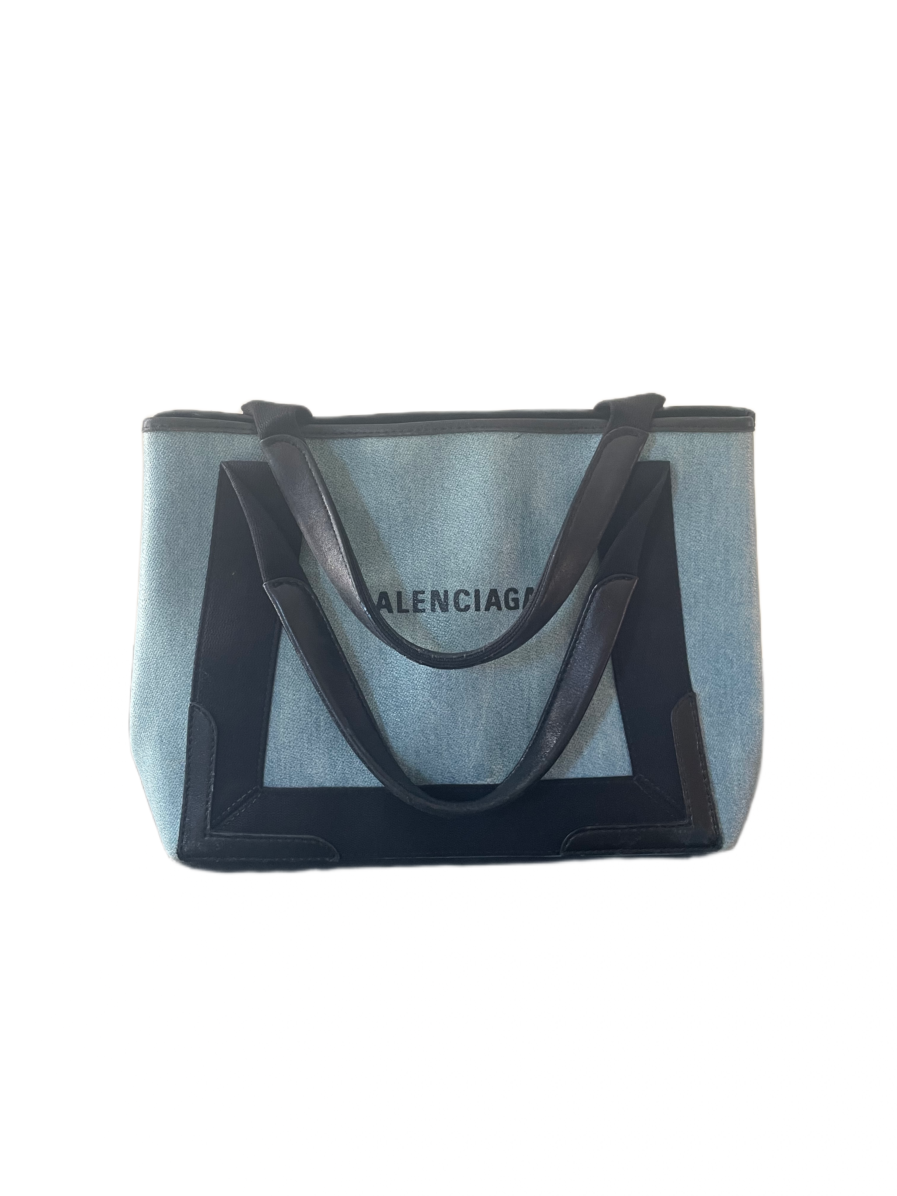 Balenciaga Navy Cabas
