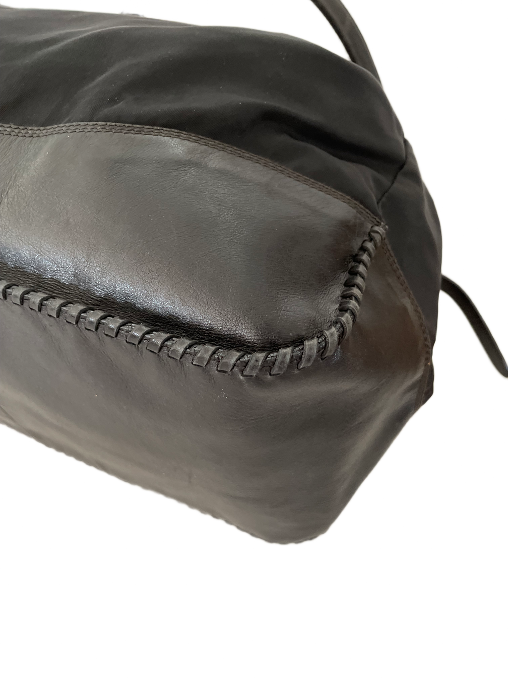 Prada Black Tessuto Bucket
