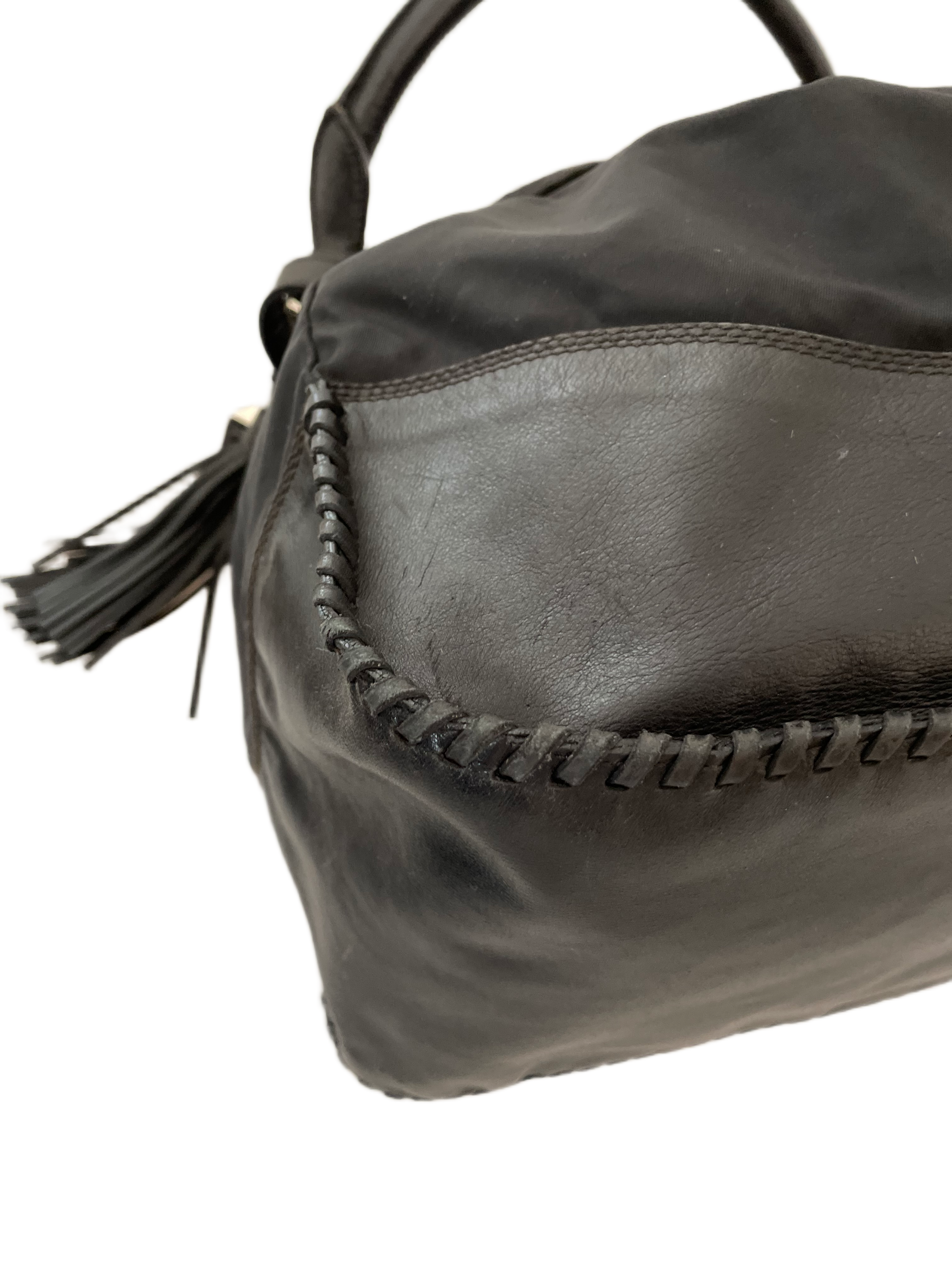 Prada Black Tessuto Bucket