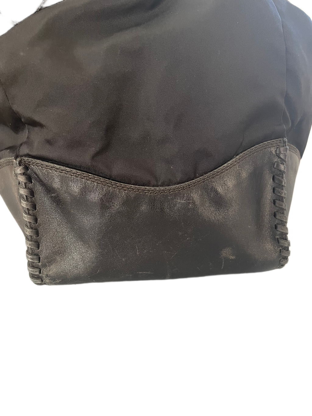 Prada Black Tessuto Bucket
