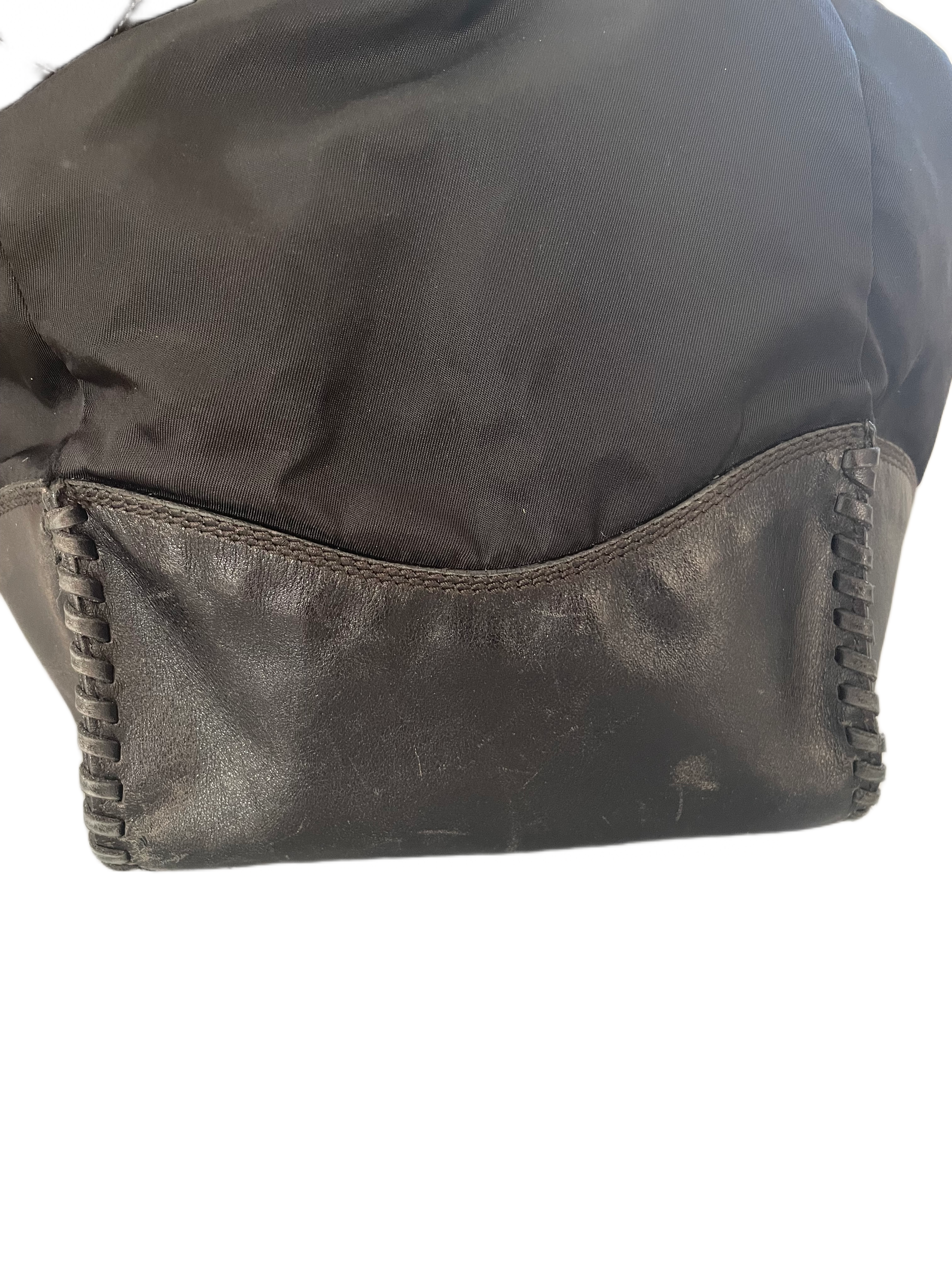 Prada Black Tessuto Bucket