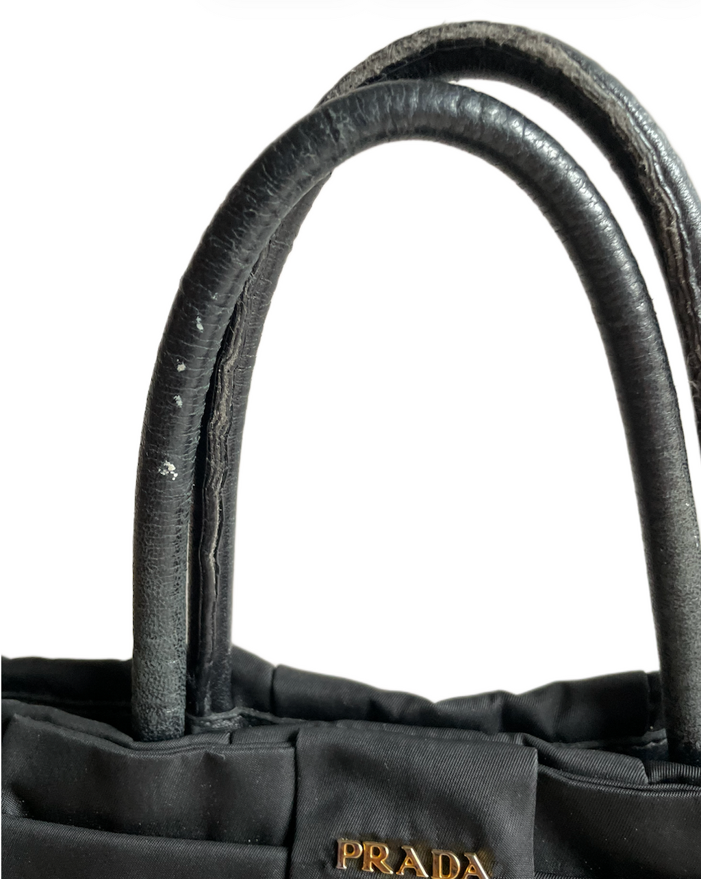 Prada Bow Nylon Tote Bag