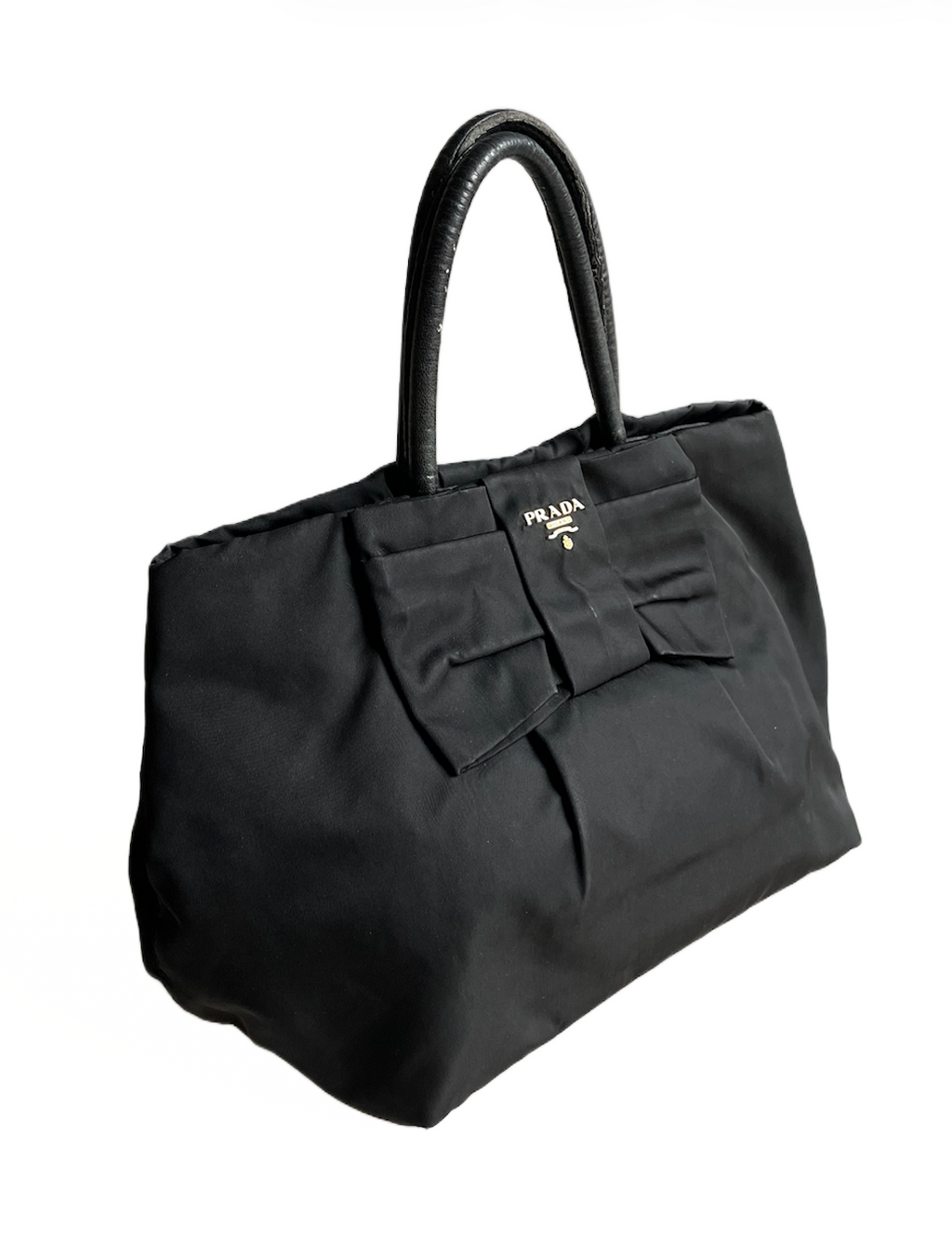 Prada Bow Nylon Tote Bag