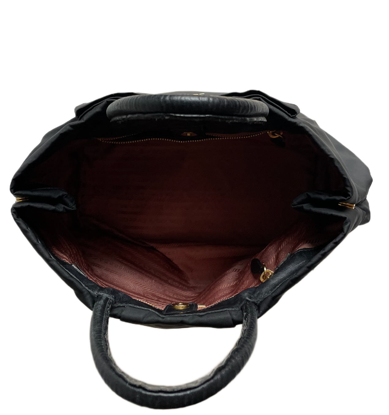 Prada Bow Nylon Tote Bag
