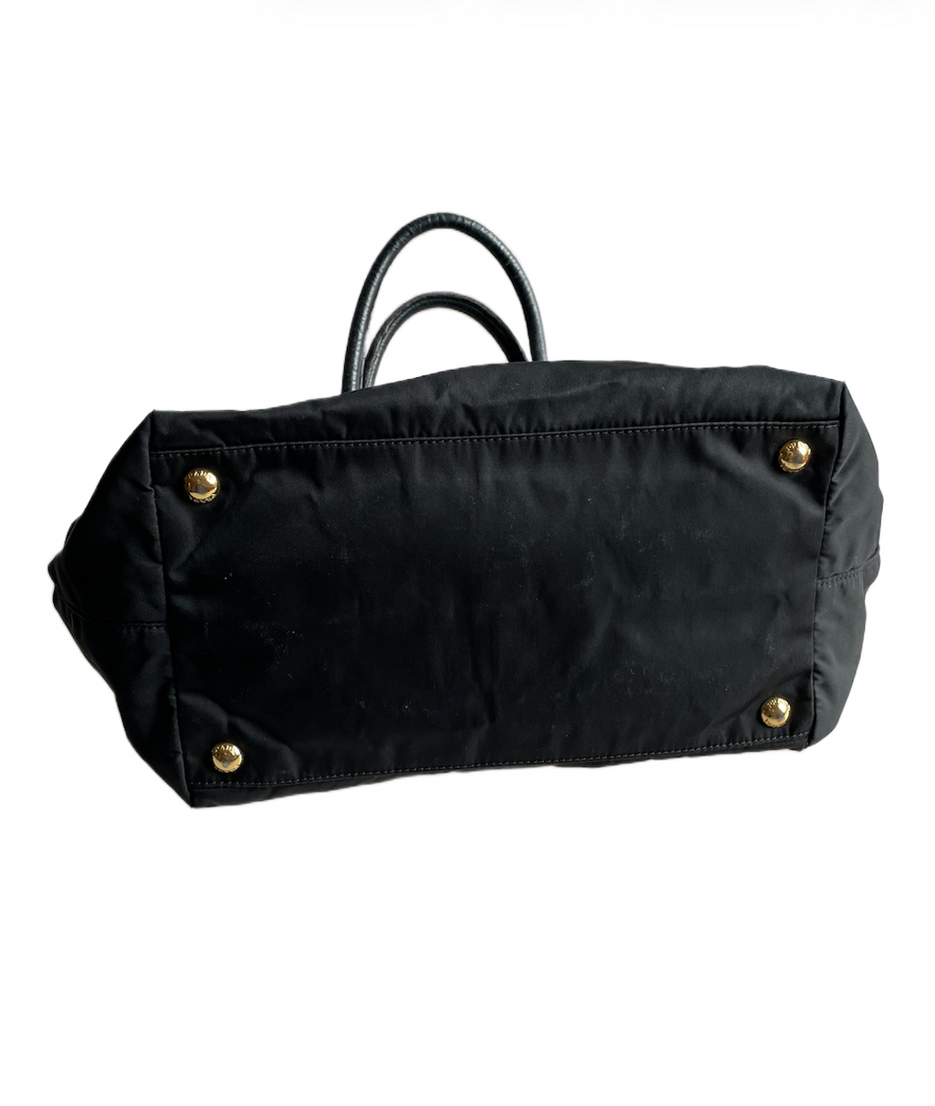 Prada Bow Nylon Tote Bag