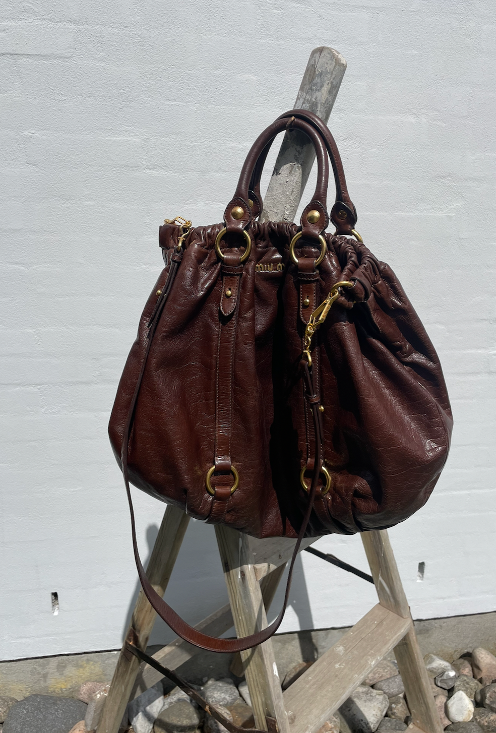 Miu Miu Vitello Lux Shoulder Bag