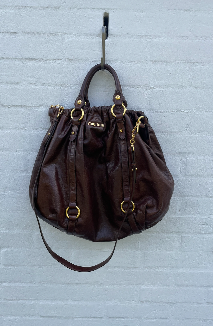 Miu Miu Vitello Lux Shoulder Bag