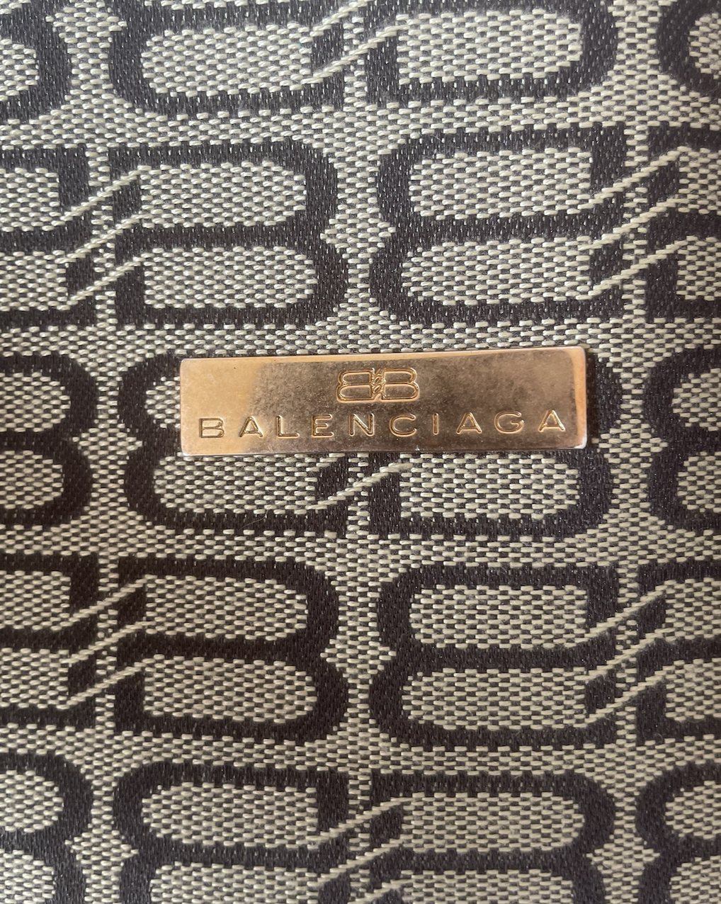 Balenciaga BB monogram tote bag